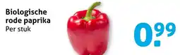 Hoogvliet Biologische rode paprika aanbieding