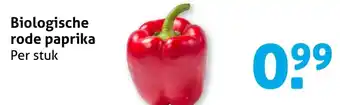 Hoogvliet Biologische rode paprika aanbieding