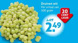 Hoogvliet Druiven wit aanbieding