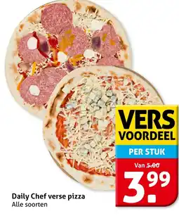Hoogvliet Daily Chef verse pizza aanbieding