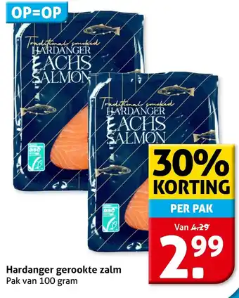 Hoogvliet Hardanger gerookte zalm aanbieding