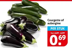 Hoogvliet Courgette of aubergine aanbieding