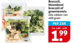 Hoogvliet Broccoli, bloemkool broccoli of groentenmix aanbieding