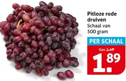 Hoogvliet Pitloze rode druiven aanbieding