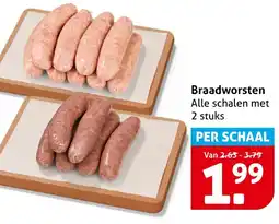 Hoogvliet Braadworsten aanbieding