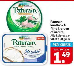 Hoogvliet Paturain knoflook & fijne kruiden of naturel aanbieding