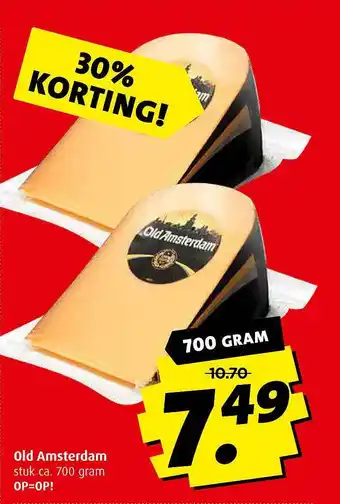 Boni Old Amsterdam 30% Korting 700gram aanbieding