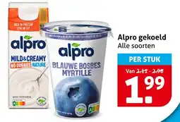 Hoogvliet Alpro gekoeld aanbieding