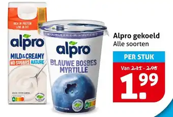 Hoogvliet Alpro gekoeld aanbieding