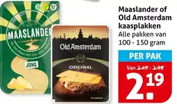 Hoogvliet Maaslander of Old Amsterdam kaasplakken aanbieding
