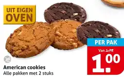 Hoogvliet American cookies aanbieding