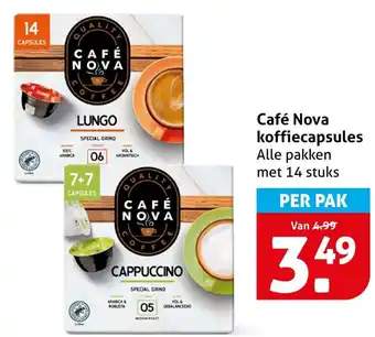 Hoogvliet Café Nova koffiecapsules aanbieding