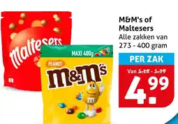 Hoogvliet M&M's of Maltesers aanbieding