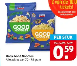 Hoogvliet Unox Good Noodles aanbieding