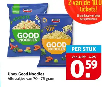Hoogvliet Unox Good Noodles aanbieding