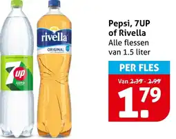Hoogvliet Pepsi, 7UP of Rivella aanbieding