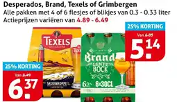 Hoogvliet Desperados, Brand, Texels of Grimbergen aanbieding