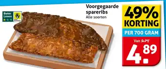 Hoogvliet Voorgegaarde spareribs aanbieding