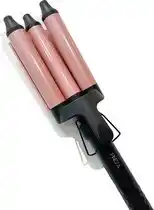 Bol.com Fineza Wafeltang 25mm - Keramisch Haar Kruller met 10 Temperatuurstanden - Rosé goud aanbieding