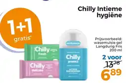 Trekpleister Chilly Intieme hygiëne aanbieding