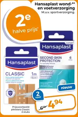 Trekpleister Hansaplast wond en voetverzorging aanbieding