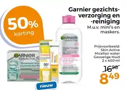 Trekpleister Garnier gezichts verzorging en reiniging aanbieding