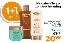 Trekpleister Hawaiian Tropic zonbescherming aanbieding