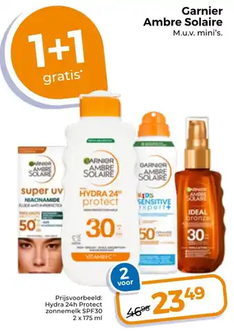 Trekpleister Garnier Ambre Solaire aanbieding