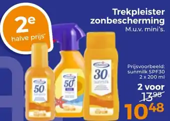 Trekpleister Trekpleister zonbescherming aanbieding