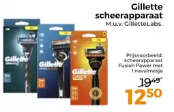 Trekpleister Gillette scheerapparaat aanbieding