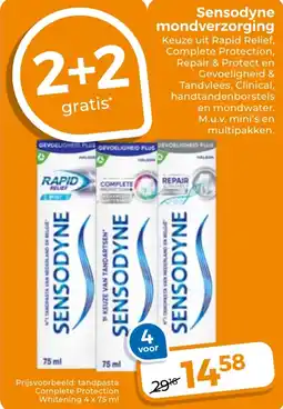 Trekpleister Sensodyne mondverzorging aanbieding