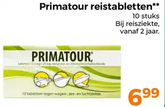 Trekpleister Primatour reistabletten aanbieding