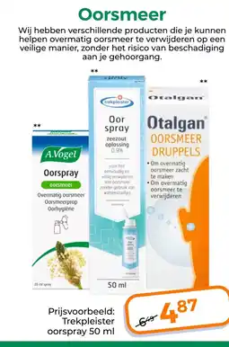 Trekpleister Trekpleister oorspray aanbieding