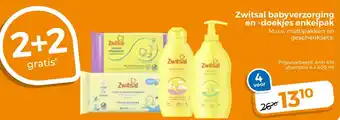 Trekpleister Zwitsal babyverzorging en doekjes enkelpak aanbieding