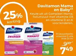 Trekpleister Davitamon Mama en Baby aanbieding