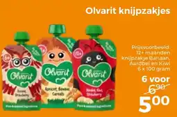 Trekpleister Olvarit knijpzakjes aanbieding