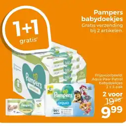 Trekpleister Pampers babydoekjes aanbieding