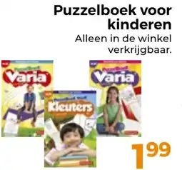 Trekpleister Puzzelboek voor kinderen aanbieding