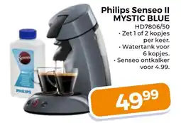 Trekpleister Philips Senseo II MYSTIC BLUE aanbieding
