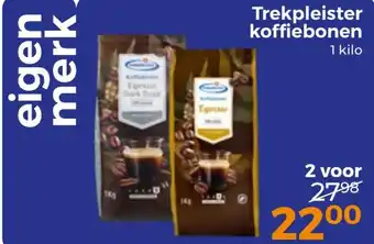 Trekpleister Trekpleister koffiebonen aanbieding