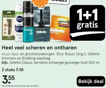 Etos Heel veel scheren en ontharen aanbieding