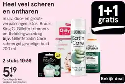 Etos Heel veel scheren en ontharen aanbieding