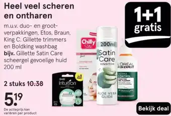 Etos Heel veel scheren en ontharen aanbieding