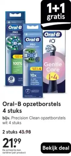 Etos Oral-B opzetborstels aanbieding