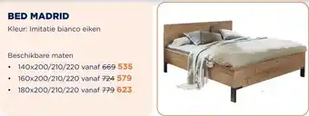 TotaalBED Bed Madrid aanbieding