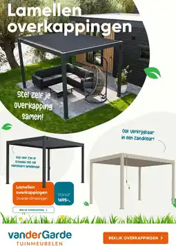 Van der Garde tuinmeubelen BEKIJK OVERKAPPINGEN > aanbieding