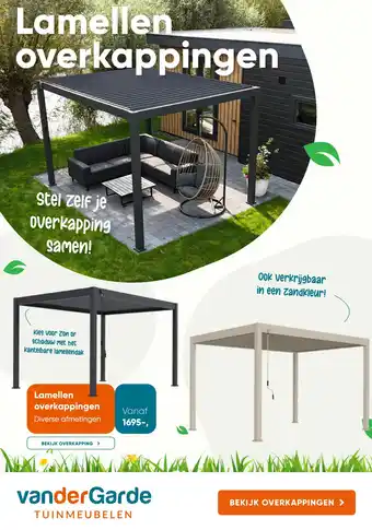 Van der Garde tuinmeubelen BEKIJK OVERKAPPINGEN > aanbieding