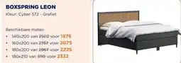 TotaalBED Boxspring Leon vlak aanbieding