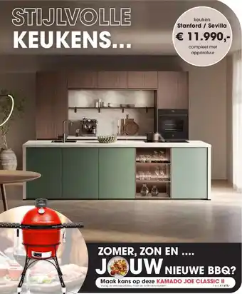 Superkeukens keuken Stanford / Sevilla aanbieding