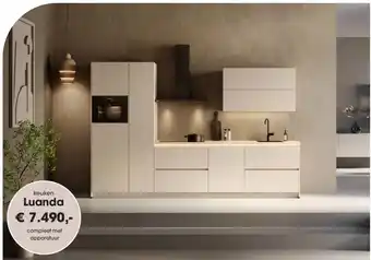Superkeukens keuken Luanda aanbieding